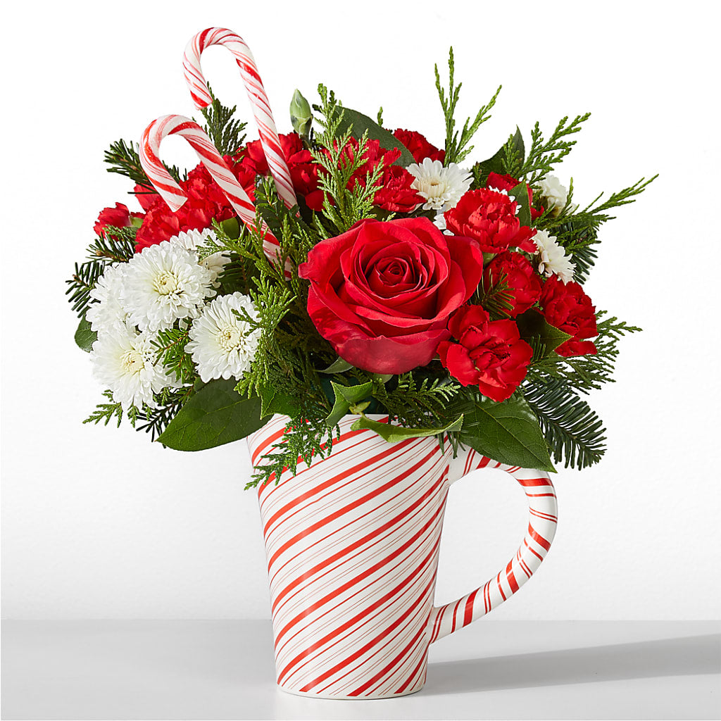 Peppermint Swirl Mug – Albertsons Floral #3195, Meridian ID