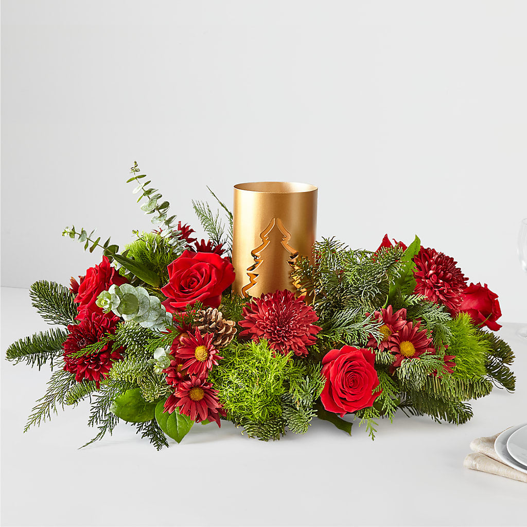 Toast the Season Centerpiece – Albertsons Floral #3195, Meridian ID