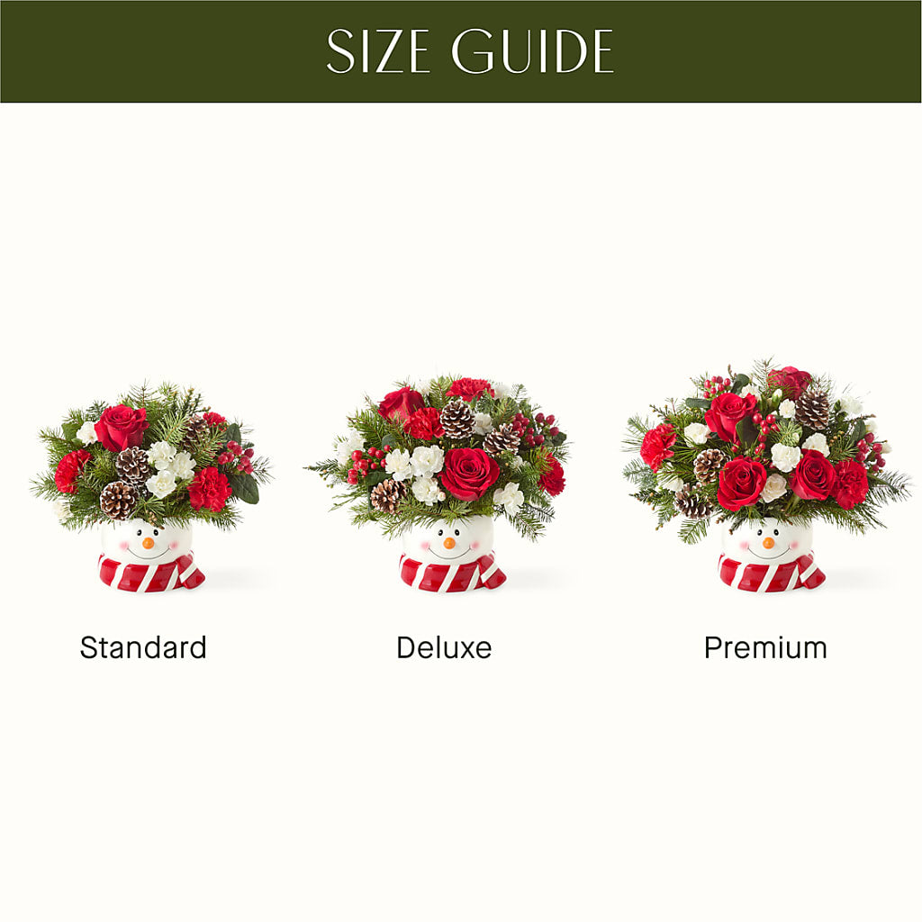 Jolly Snowman Bouquet – Albertsons Floral #3195, Meridian ID