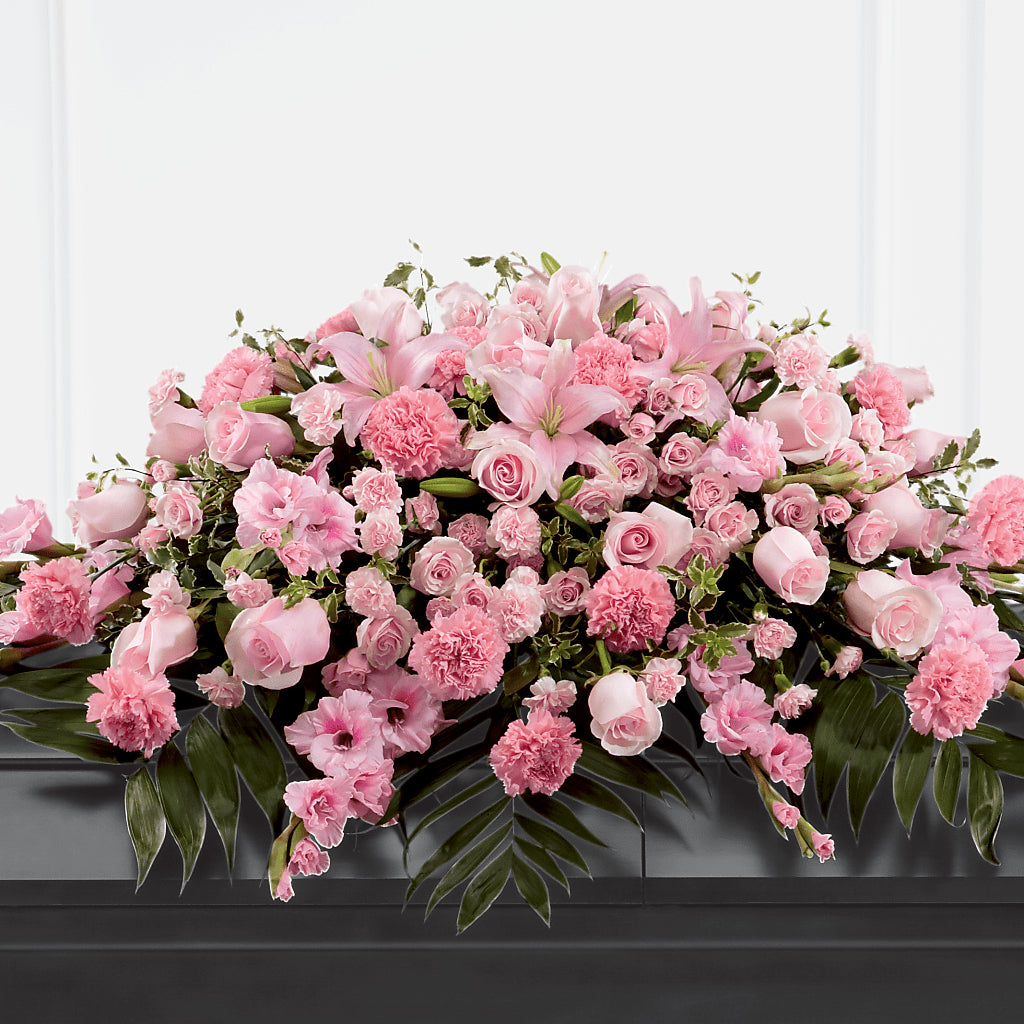 Garden of Comfort Casket Spray (Standard) – Albertsons Floral #3195, Meridian ID