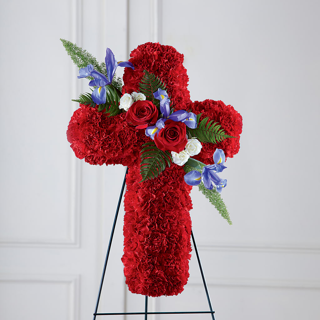 Faithful Hero Floral Cross – Albertsons Floral #3195, Meridian ID