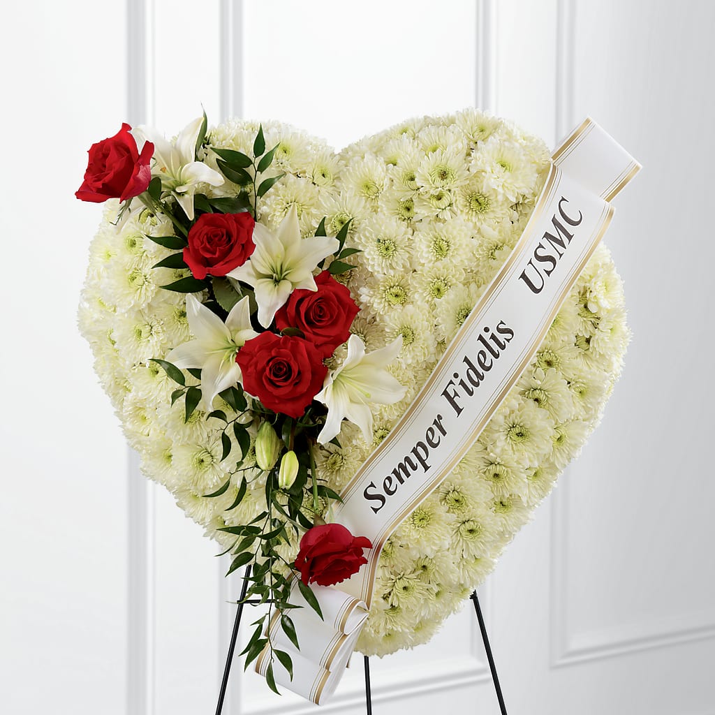 Heartfelt Hero Standing Heart – Albertsons Floral #3195, Meridian ID