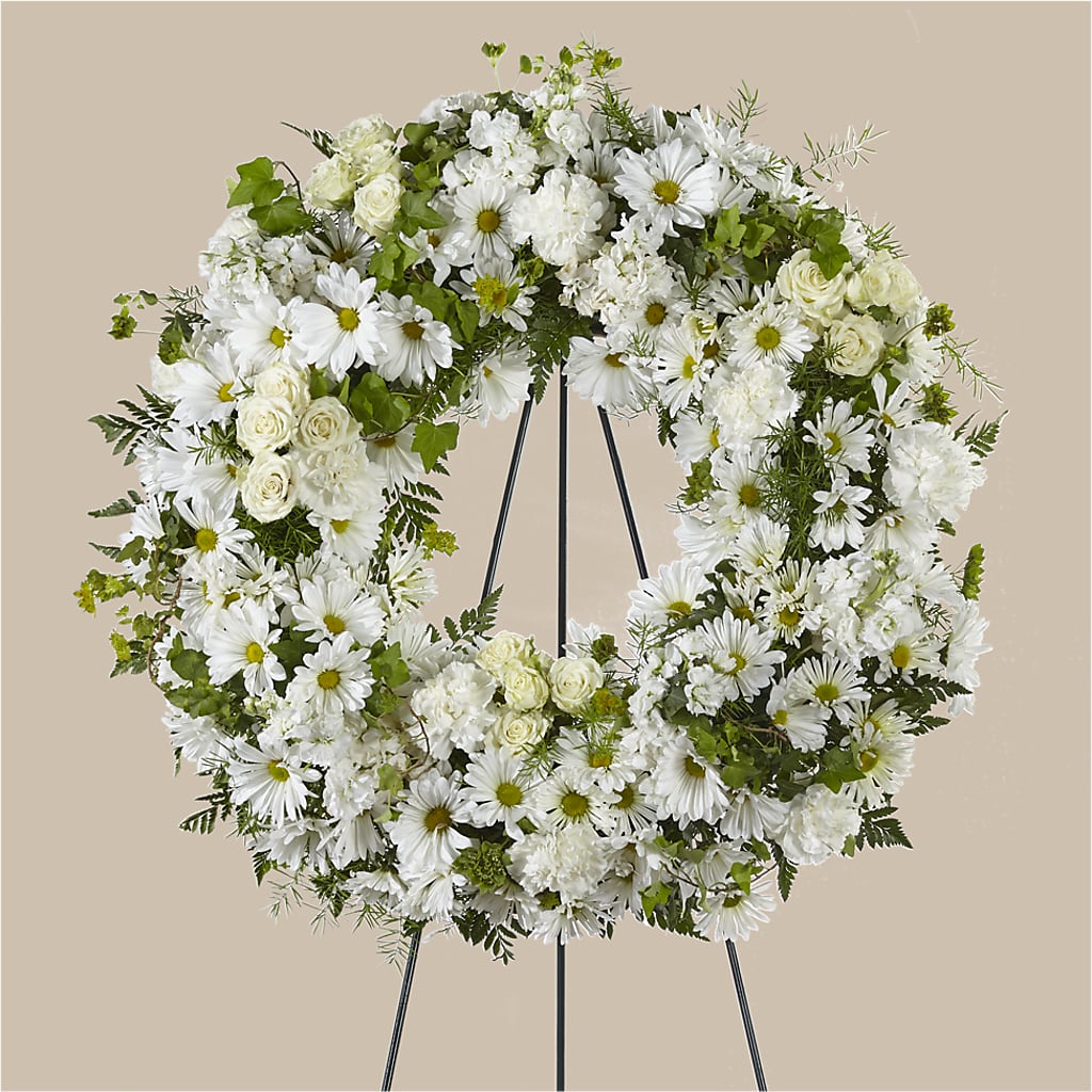 Faithful Wishes Wreath – Albertsons Floral #3195, Meridian ID