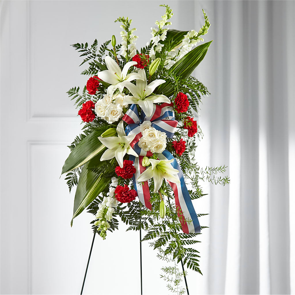 Stars of Life Standing Spray – Albertsons Floral #3195, Meridian ID