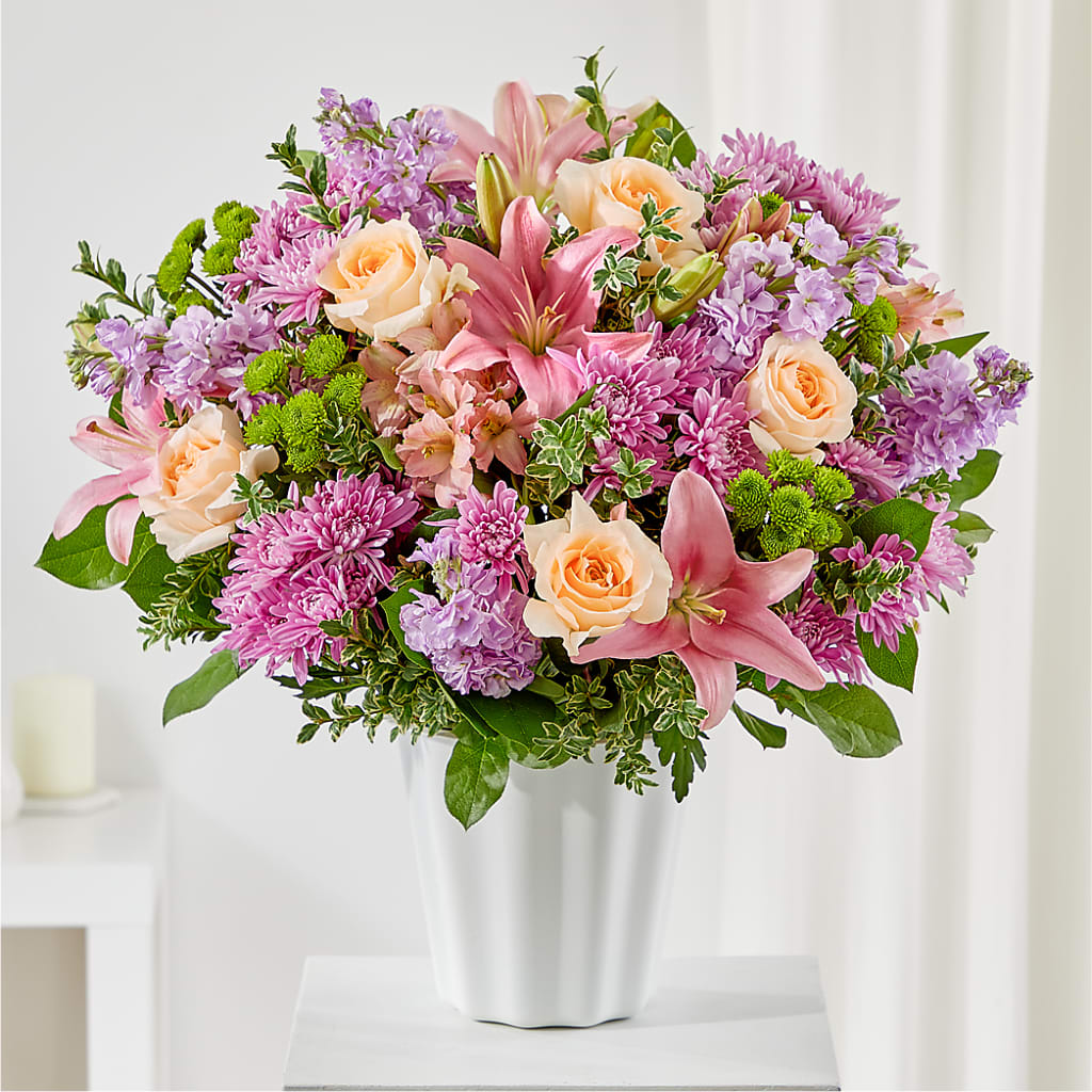 Supportive Embrace Tabletop Basket – Albertsons Floral #3195, Meridian ID