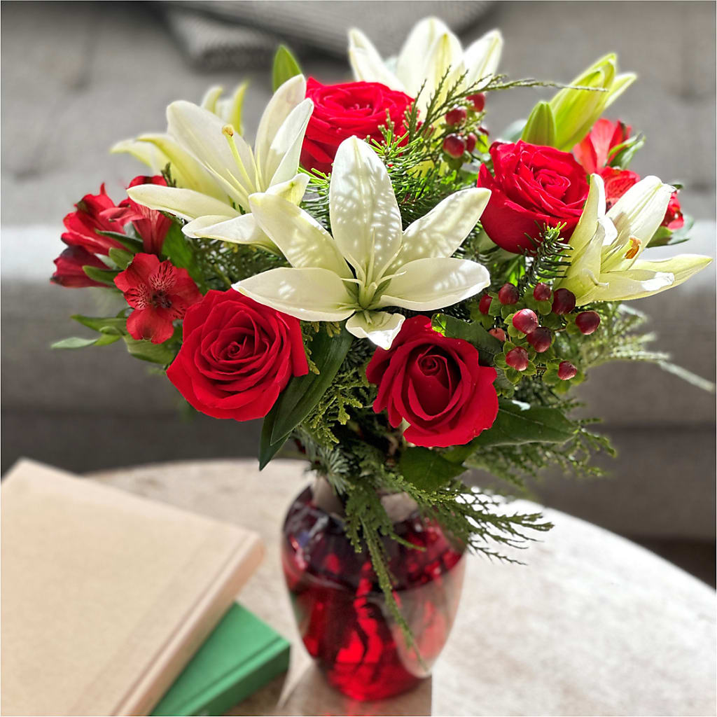 Evergreen Delight Bouquet – Albertsons Floral #3195, Meridian ID
