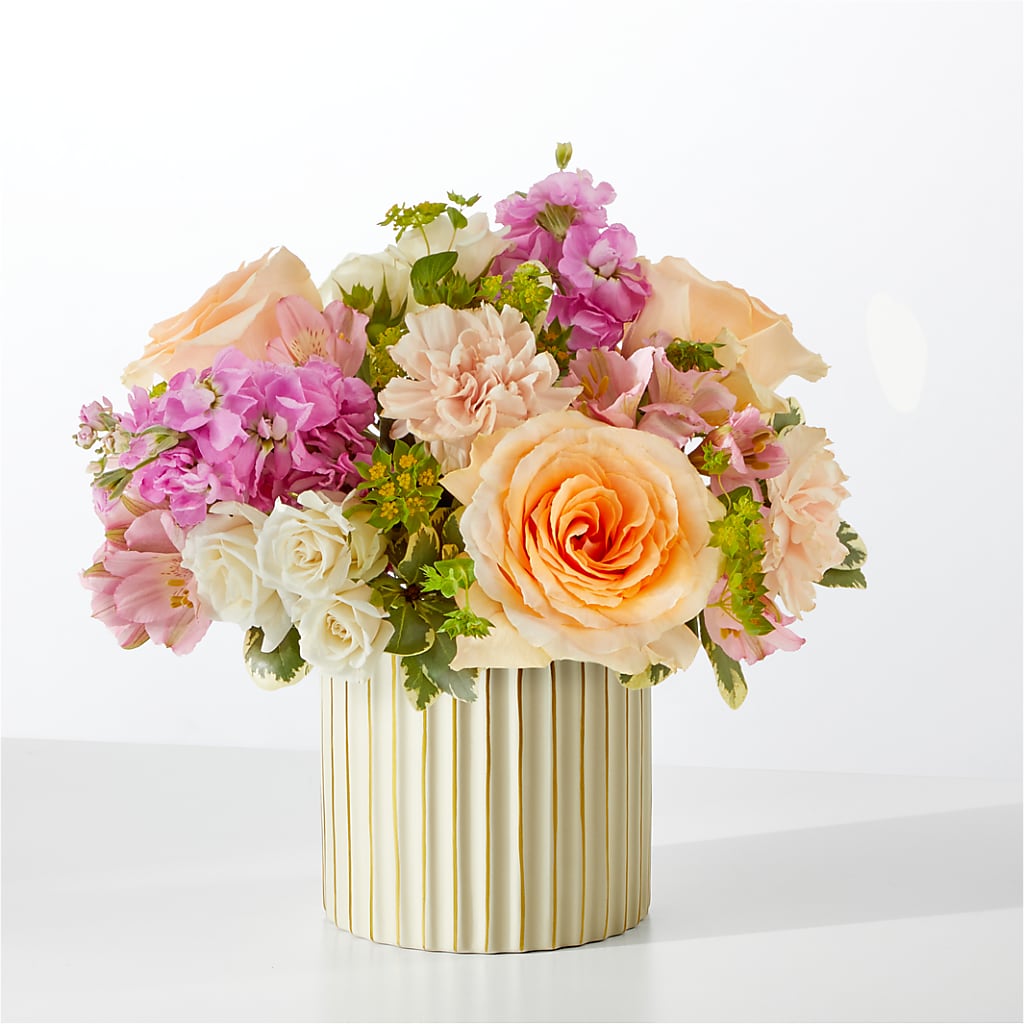 Paradise Bouquet with Ivory Vase – Albertsons Floral #3195, Meridian ID