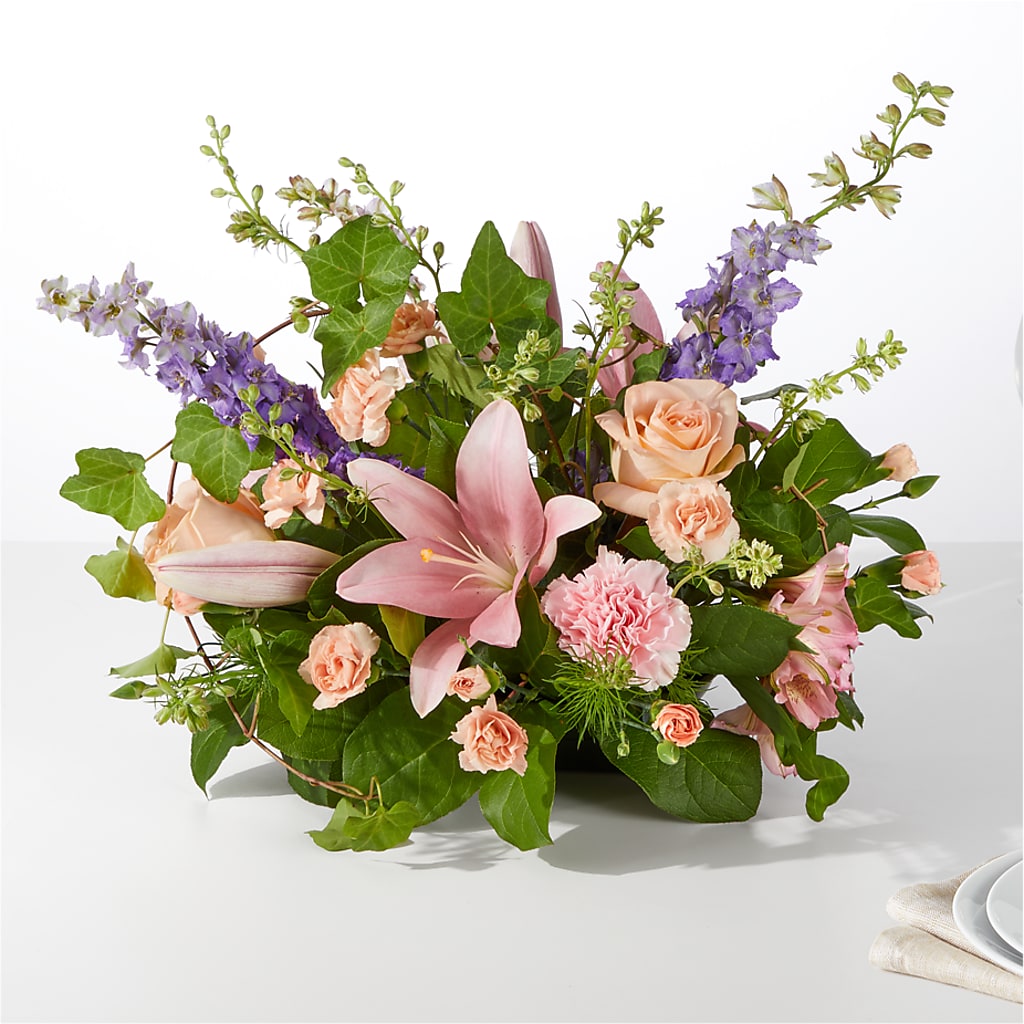 Blossom Time Centerpiece – Albertsons Floral #3195, Meridian ID