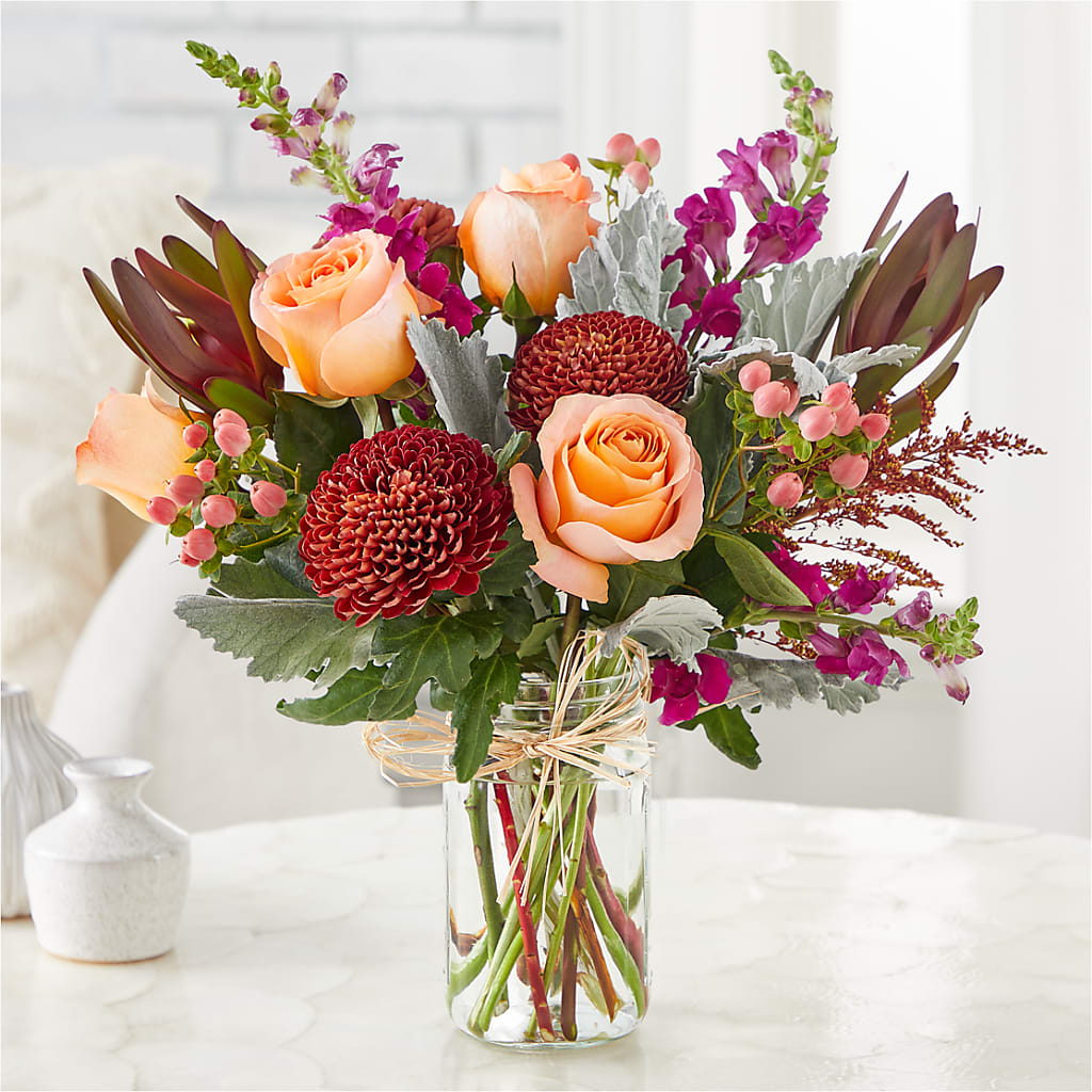 Moody Hues Bouquet – Albertsons Floral #3195, Meridian ID
