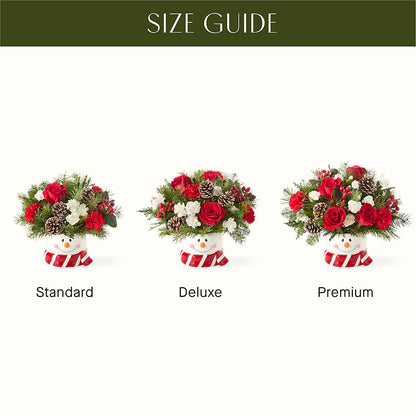 Jolly Snowman Bouquet –  Albertsons Floral #3195, Meridian ID