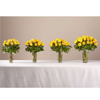 Long Stem Yellow Rose Bouquet –  Albertsons Floral #3195, Meridian ID
