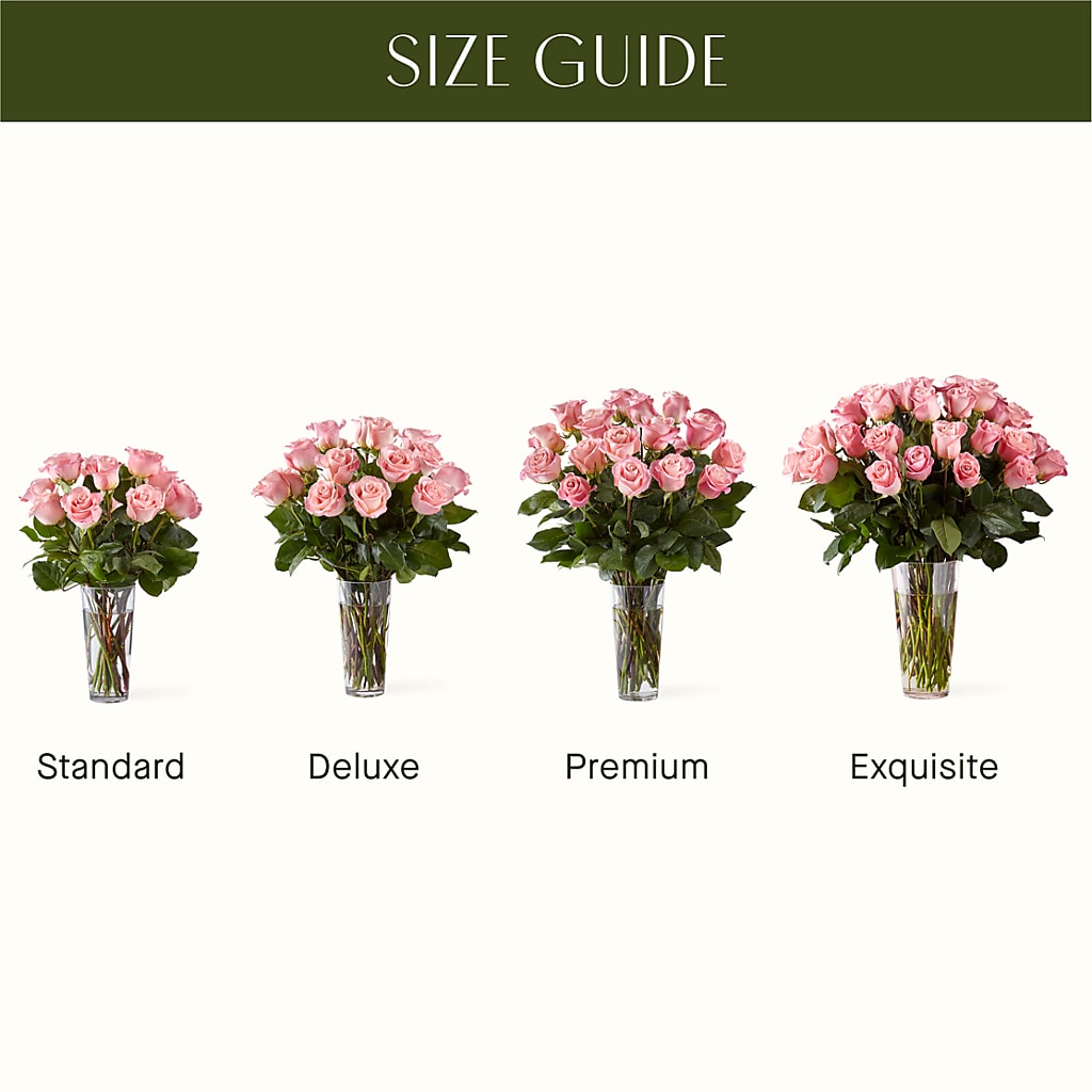 Long Stem Pink Rose Bouquet –  Albertsons Floral #3195, Meridian ID