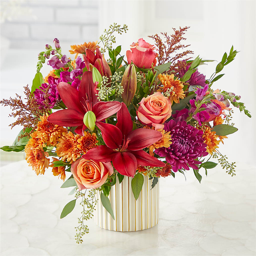 Burgundy Landscape Bouquet –  Albertsons Floral #3195, Meridian ID