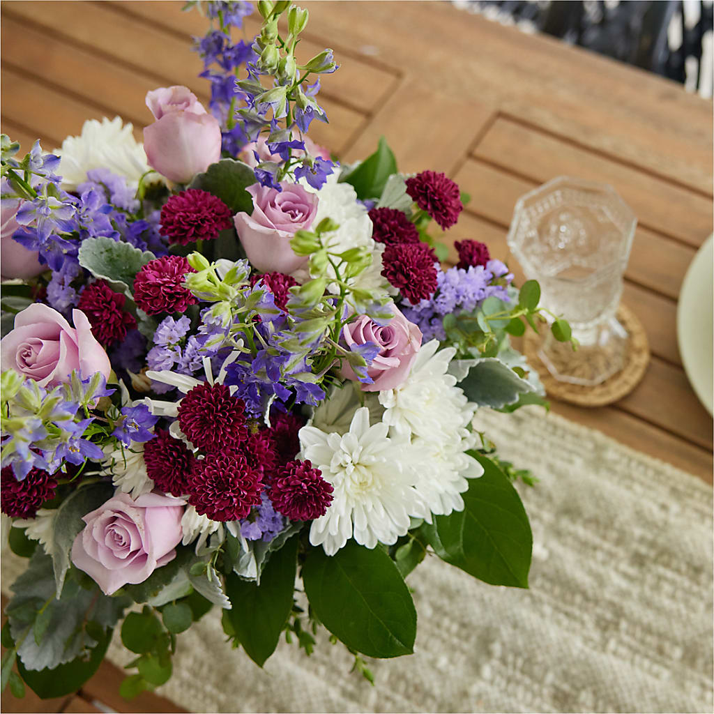Violet Frost Bouquet –  Albertsons Floral #3195, Meridian ID