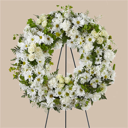 Faithful Wishes Wreath –  Albertsons Floral #3195, Meridian ID