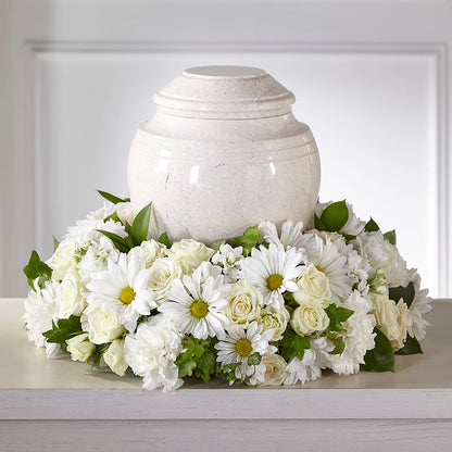 Ivory Gardens Cremation Adornment –  Albertsons Floral #3195, Meridian ID