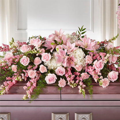 Life & Remembrance Casket Spray –  Albertsons Floral #3195, Meridian ID