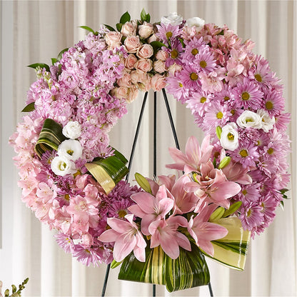 Gift of Warmth Wreath –  Albertsons Floral #3195, Meridian ID