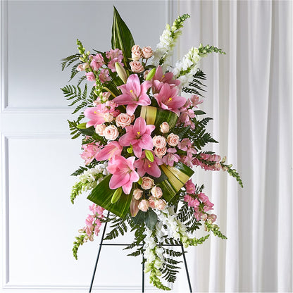 Elegant Embrace Standing Spray –  Albertsons Floral #3195, Meridian ID
