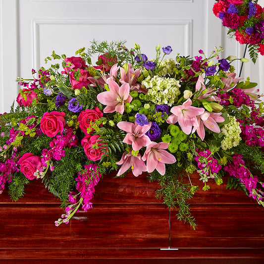 Radiant Tribute Casket Spray –  Albertsons Floral #3195, Meridian ID