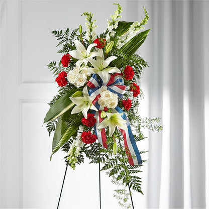 Stars of Life Standing Spray –  Albertsons Floral #3195, Meridian ID