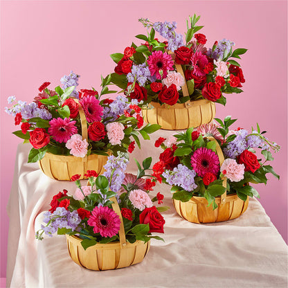 Pink Picnic Basket –  Albertsons Floral #3195, Meridian ID