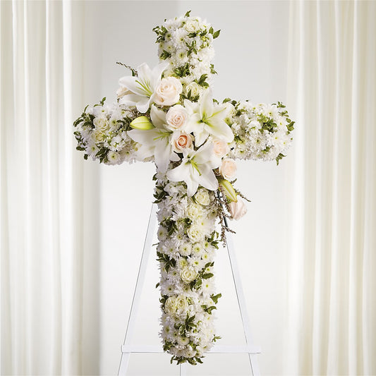 Spiritual Guidance Standing Spray –  Albertsons Floral #3195, Meridian ID