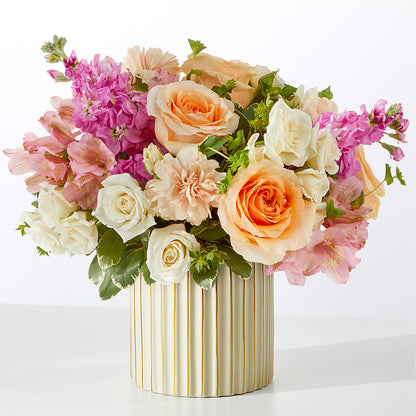 Paradise Bouquet with Ivory Vase –  Albertsons Floral #3195, Meridian ID