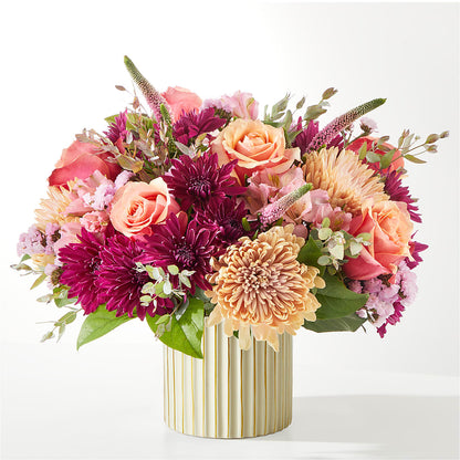 Berry Cobbler Bouquet with Ivory Vase –  Albertsons Floral #3195, Meridian ID