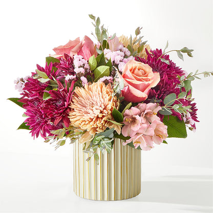Berry Cobbler Bouquet with Ivory Vase –  Albertsons Floral #3195, Meridian ID