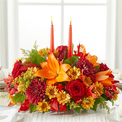 Autumn's Embrace Centerpiece –  Albertsons Floral #3195, Meridian ID