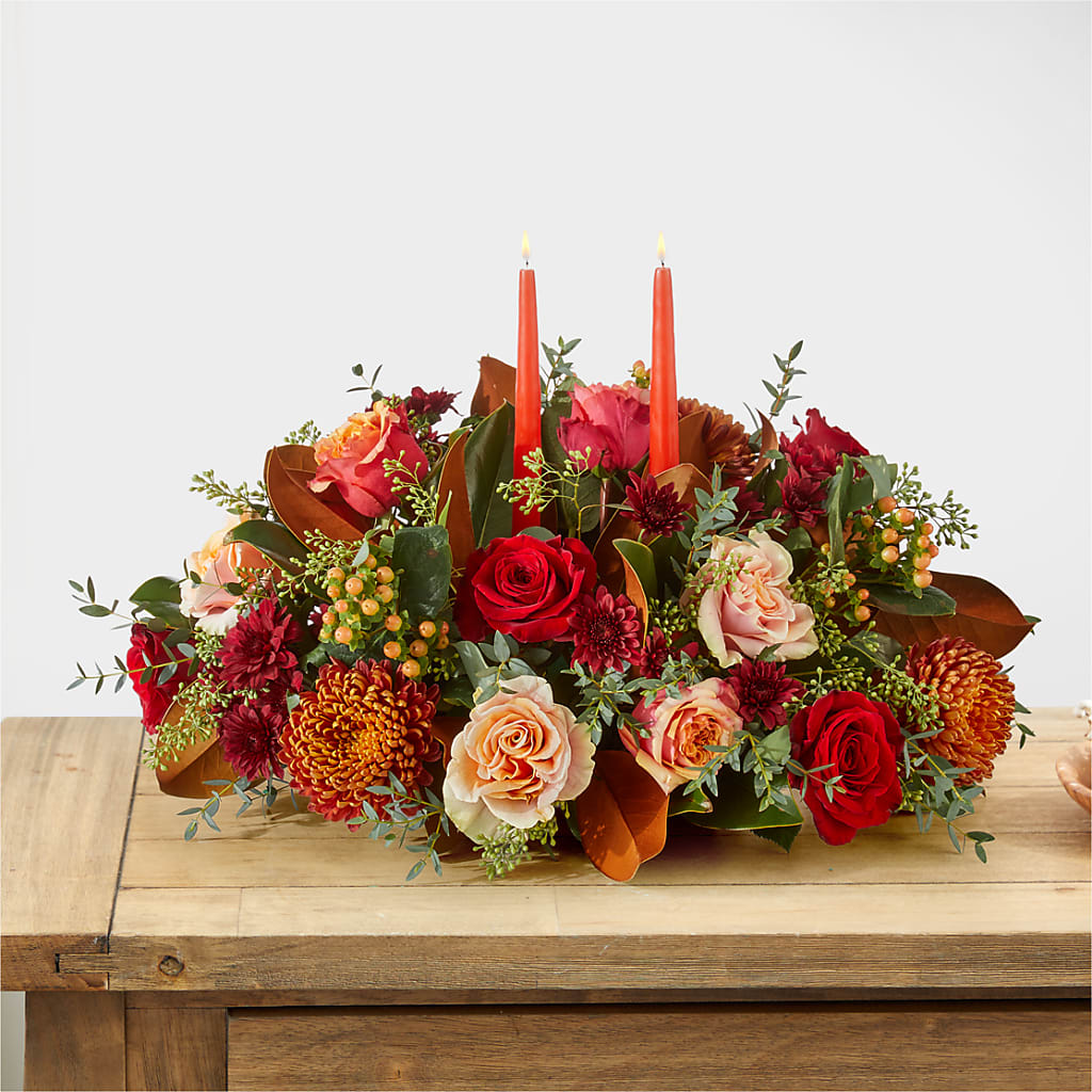 Gather Near Centerpiece –  Albertsons Floral #3195, Meridian ID