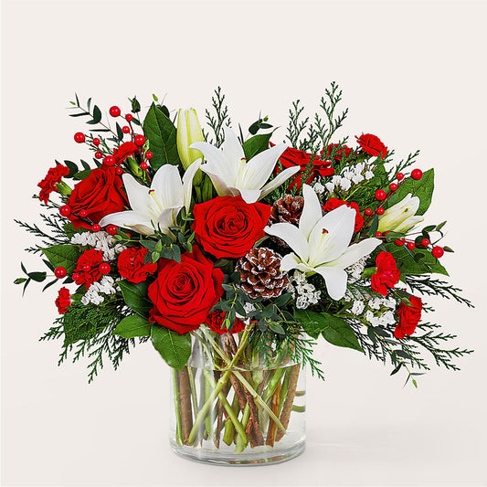 Best in Snow Bouquet –  Albertsons Floral #3195, Meridian ID